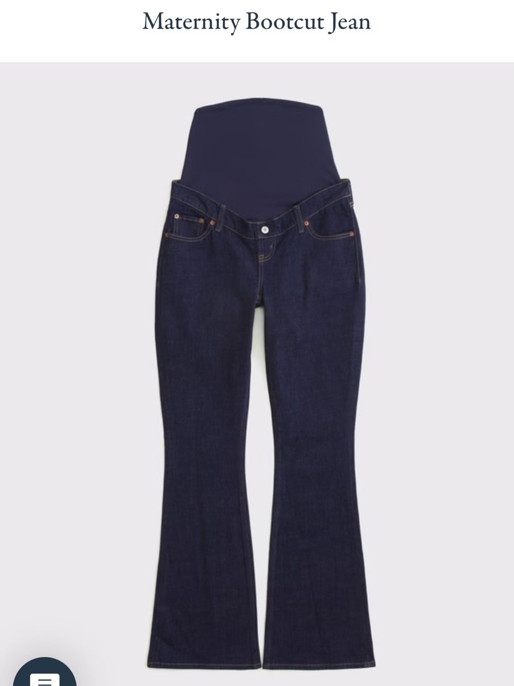 NWT Abercrombie & Fitch maternity bootcut jeans